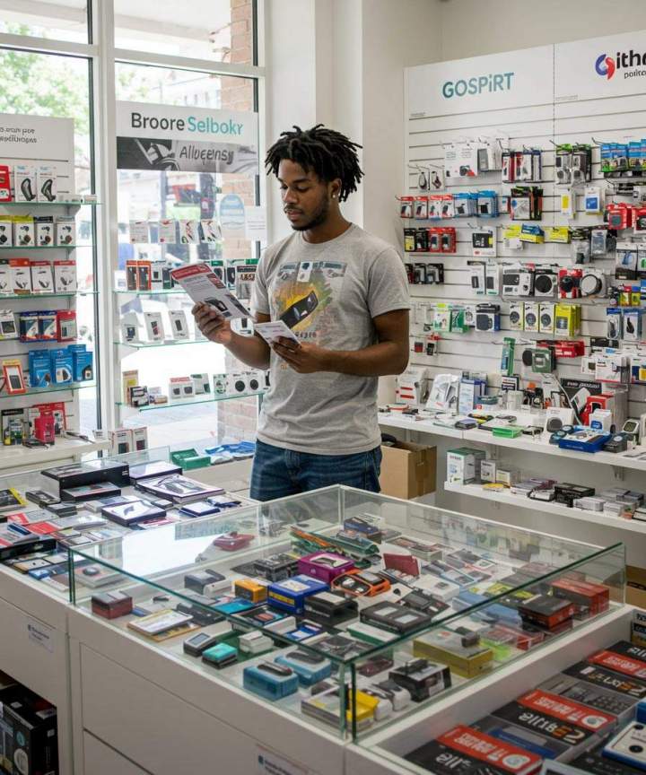 Vente de pièces électroniques pour véhicules et autres.